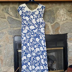 Boden Floral Midi Dress